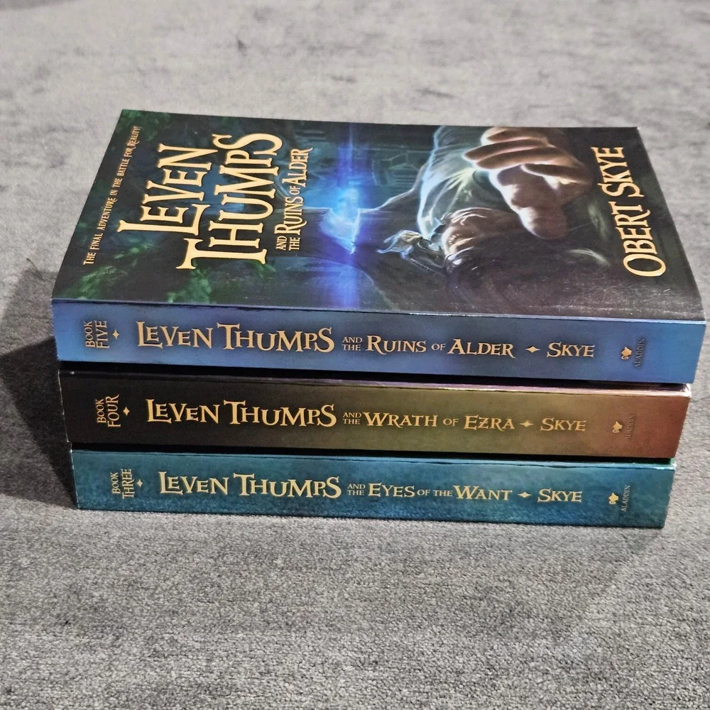 Leven Thumps Lot of 3 Paperback Books  3,4,5‎ by Obert Skye